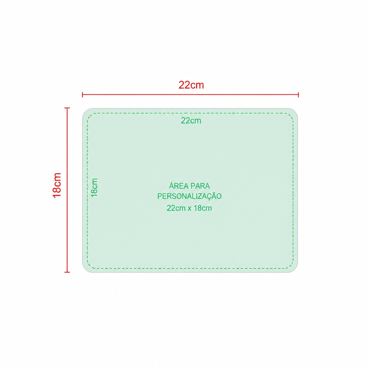 01812 <br> Mouse Pad Retangular 22x18cm - Imagem 4