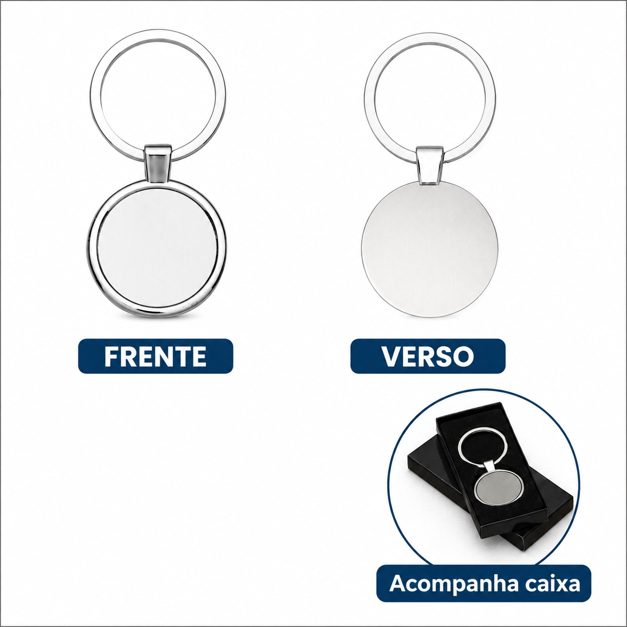 01655 <br> Chaveiro Metal - Imagem 2