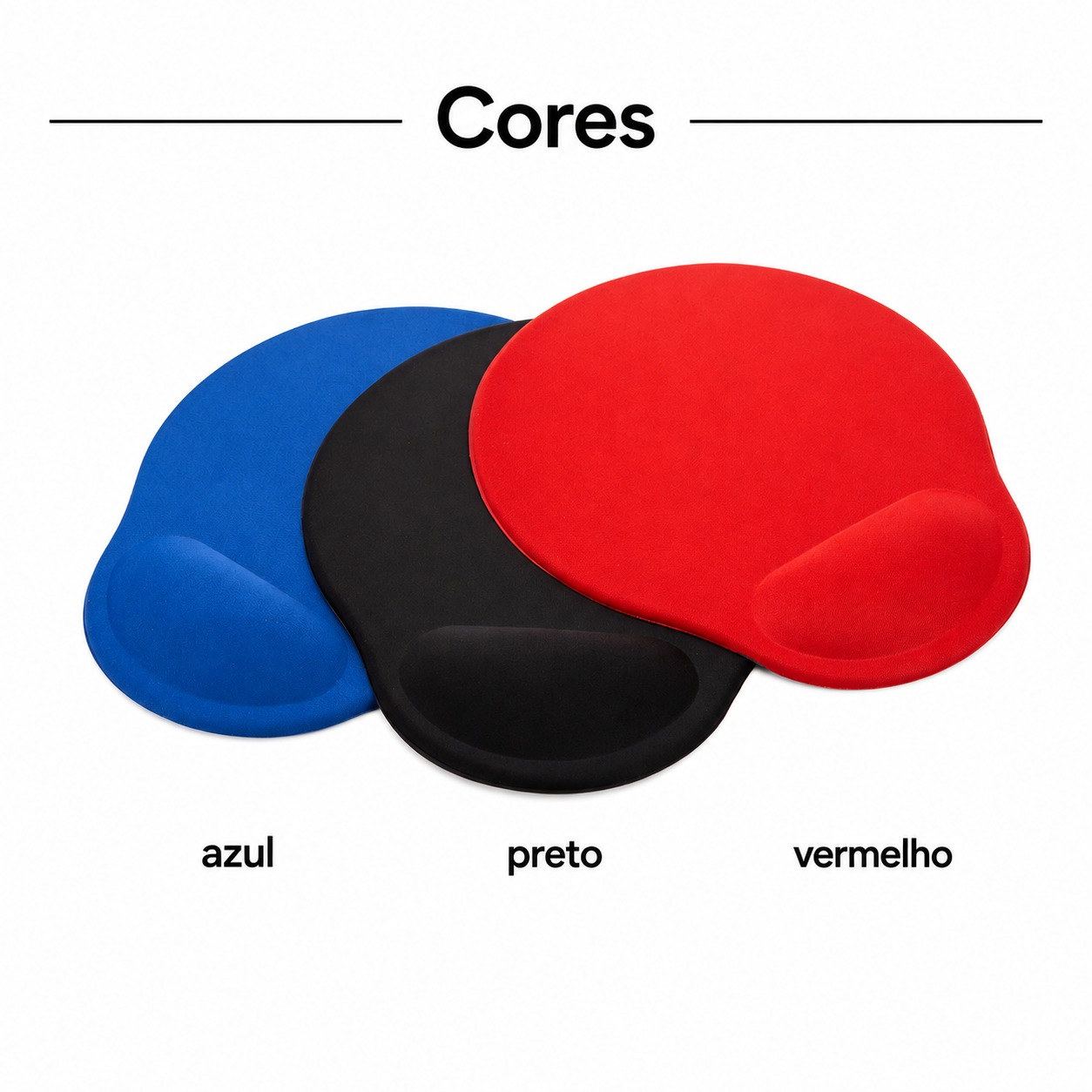 03007 <br> Mouse Pad Ergonômico 20x23,3 - Imagem 4
